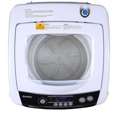 Danby® 0.9 Cu. Ft. White Top Load Compact Portable Washer-3
