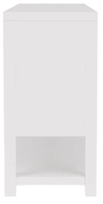 Riverside Furniture Rosalie White Caps Door Console-4