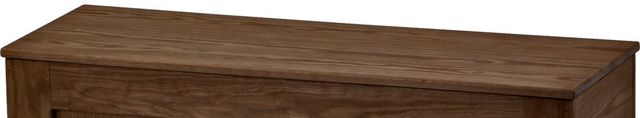 Crate Designs™ Furniture Brindle Wood Top Storage Bench-1