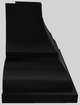 Vent-A-Hood® Designer Series 48" Black Wall Mounted Range Hood-3