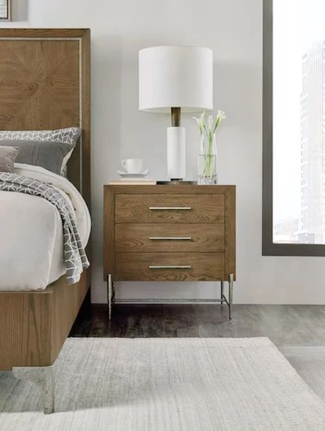 Hooker® Furniture Chapman Sorrel 3-Drawer Nightstand-3