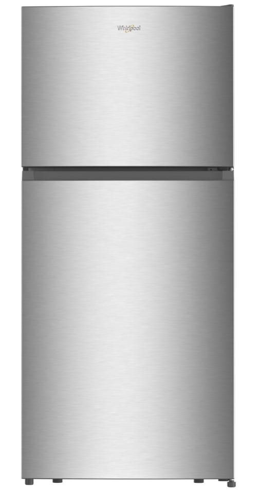 Whirlpool® 30” 18.2 Cu. Ft. Stainless Steel Finish Any-Room-Ready Top Freezer Refrigerator-0
