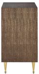 Currey & Company Colette Polished Brass/Tawny Brown Chest-2