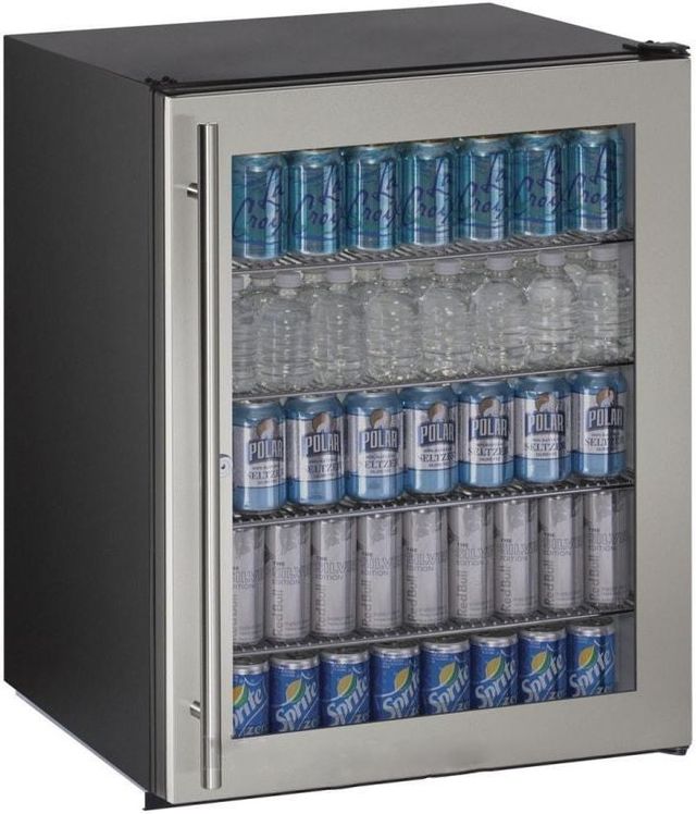U-Line® ADA Series 5.4 Cu. Ft. Stainless Steel Beverage Center