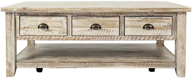 Jofran Inc. Artisan's Craft Washed Gray Coffee Table-1