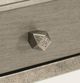 Bernhardt Linea Cerused Greige/Textured Graphite Side Table-2