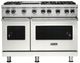 Viking® 5 Series 48" Pure White Pro Style Natural Gas Range with Griddle-0