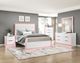 Homelegance® Lumin White Queen Panel Bed-1