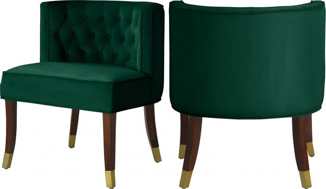 Meridian Furniture Perry Green Velvet Dining Chair-1