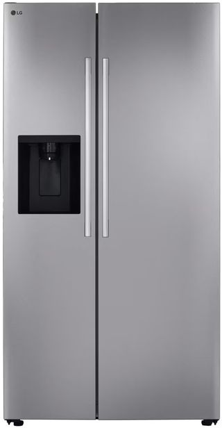 LG 36" 26.6 Cu. Ft. PrintProof™ Stainless Steel Side by Side Refrigerator with Ice/Water Dispenser and Bar Handle Design