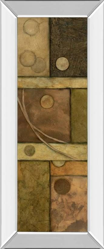 Classy Art Circle Game II by Norm Olson Mirror Framed Wall Art-0