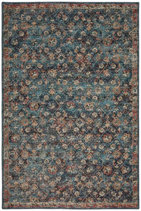Dalyn™ Rug Company Jericho JC8 Navy 5'x8' Area Rug-0