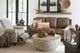 Bassett® Furniture Customizable Magnificent Motion Fabric Roll Arm Power Wall Recliner-4