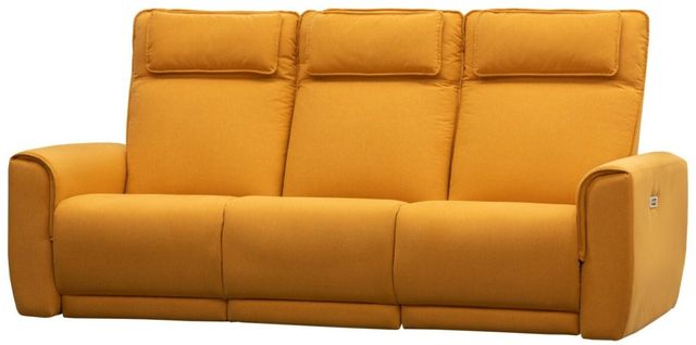 Elran Rikki Yellow Power Reclining Sofa-0