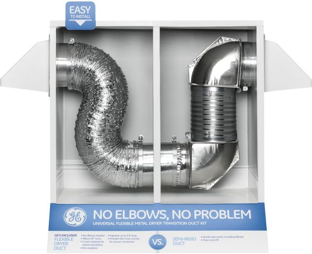 GE® 8' Clothes Dryer Transition Duct-4
