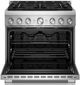KitchenAid® 36" Stainless Steel 6 Burner Pro Style Gas Range with No Preheat Air Fry Mode-1