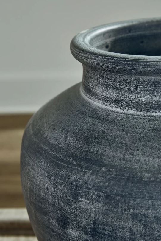 Signature Design by Ashley® Meadie Distressed Blue 12.5" Vase-1