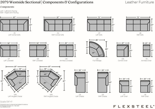 Flexsteel® Westside Beige Sectional-2