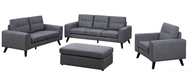 Mazin Furniture Evelyn Neutral Gray Loveseat-1