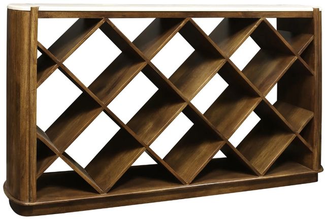 Harp & Finial® Noland Walnut/White Bookcase-0