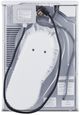 Summit® White Electric Laundry Center, 2.3 Cu. Ft. Washer, 3.9 Cu. Ft. Heat Pump Dryer-5
