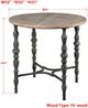 Forty West Jefferson Brown Accent Table with Black Base-1