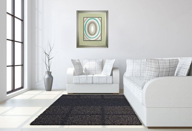 Classy Living David Bromstad Concentric Ovals #1 Wall Art-1