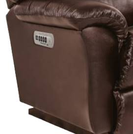 La-Z-Boy® Randell Harvest Leather Power Rocking Recliner