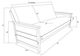 Kodiak Furniture Lexington Canton Black/Weathered Brown Full Futon with Mattress-2