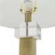 A & B Home Clear/Gold Table Lamp-5