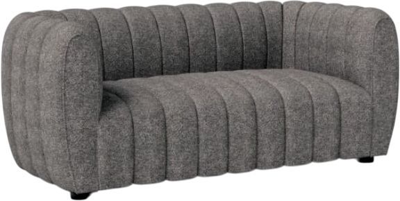 Furniture of America® Aversa Charcoal Gray Loveseat-0