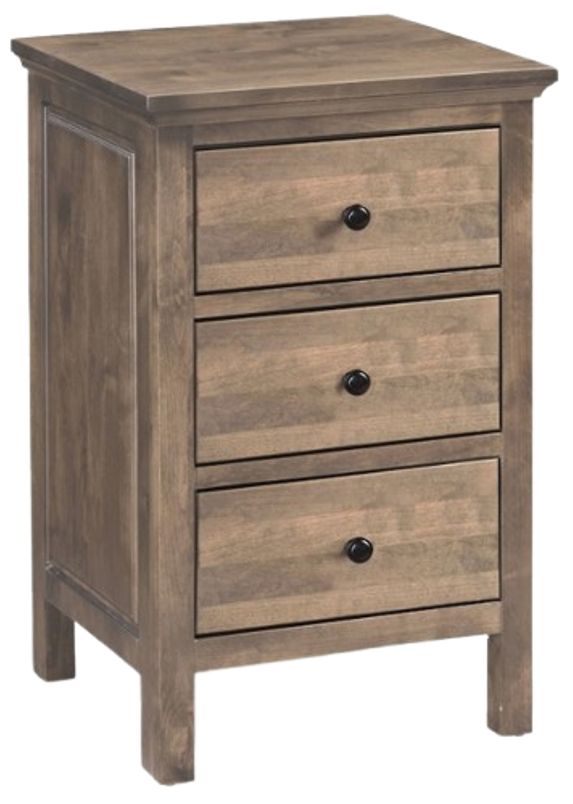 Archbold Furniture Customizable Heritage 3-Drawer Nightstand-0