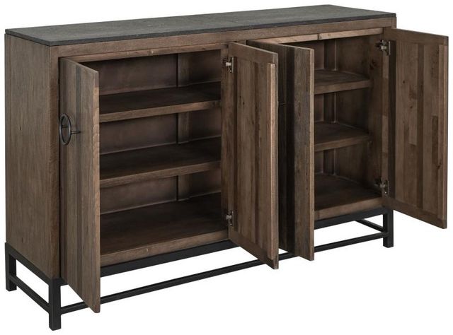 International Furniture Direct Ebano Brown Console-3