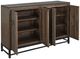 International Furniture Direct Ebano Brown Console-3