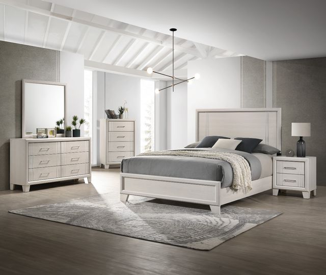 Crown Mark Charlie White Dresser-1
