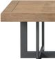 Intercon Eden Rustic Dune Coffee Table with Black Base-2