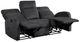 Homelegance® Allen Dark Gray Manual Double Reclining Sofa-3