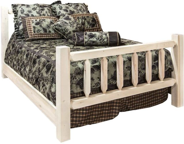 Montana Woodworks® Homestead Clear Lacquer Queen Bed-0