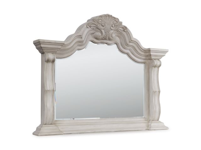 Signature Design by Ashley® Bruchandi Antique White Dresser Mirror-0