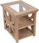 Magnussen Home® Coventry Honey Maple Rectangular Shelf End Table-3