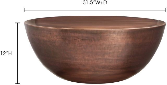 Moe's Home Collection Conga Copper Coffee Table-2