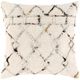 Surya Nettie Tan 20"x20" Toss Pillow with Down Insert-0