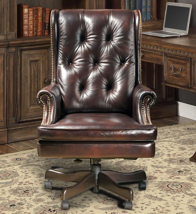 Parker House® Havana Leather Desk Chair-1