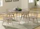 Furniture of America® Yate 5-Piece Natural Oak Dining Table Set-0