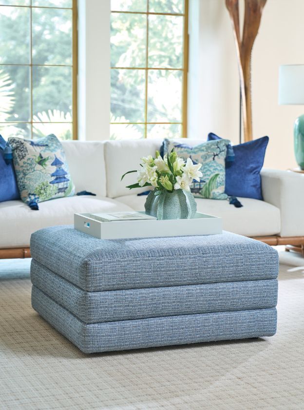 Lexington Home Customizable Brickell Ottoman-1