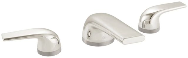 DXV Modulus Platinum Nickel Widespread Two-Handle Bathroom Faucet with Lever Handles-0
