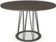 Amisco Customizable Calypso Round Dining Table with 48" Thermo Fused Laminate Top -0