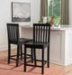 Linon Tory 2-Piece Black Counter Stool Set-1