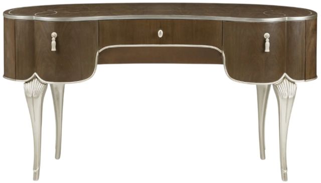 Michael Amini® Villa Cherie Chardonnay/Hazelnut Vanity Table  -2