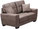 Mazin Furniture Misha 3-Piece Brown Leather Sofa Set-1